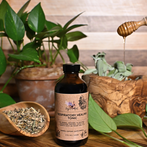 Respiratory Healing Tonic, Close Up