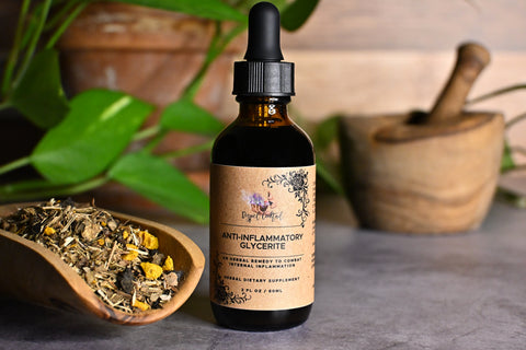 Anti-Inflammatory Glycerite, Close Up