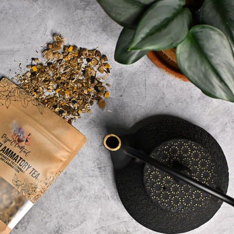 Anti-Inflammatory Tea, Close Up