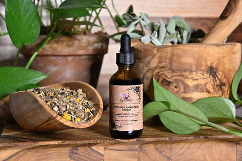 Anti-Inflammatory Elixir, Front Bottle