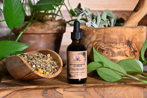 Anti-Inflammatory Glycerite, Front Bottle