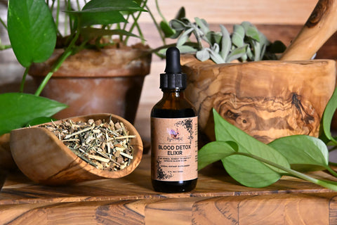 Blood Detox Elixir, Front Bottle