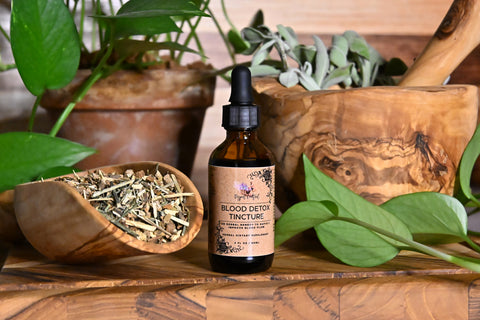 Blood Detox Tincture, Front Bottle