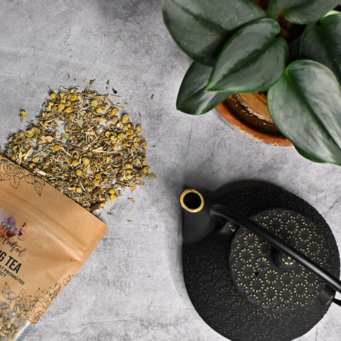 Calming Tea, Close Up