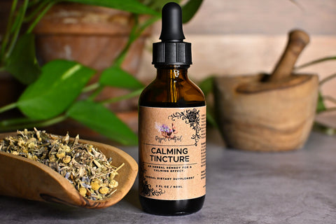 Calming Tincture, Close Up