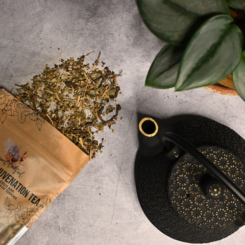 Cellular Rejuvenation Tea, Close Up