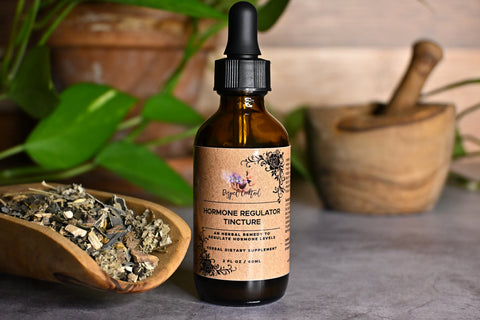 Hormone Regulator Tincture, Close Up