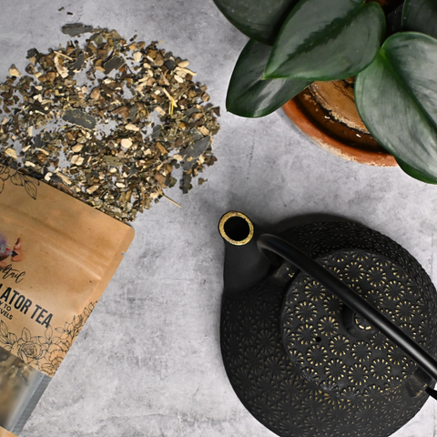 Hormone Regulator Tea, Close Up