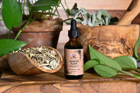 Laxative Elixir, Front Bottle