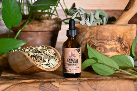 Laxative Tincture, Front Bottle