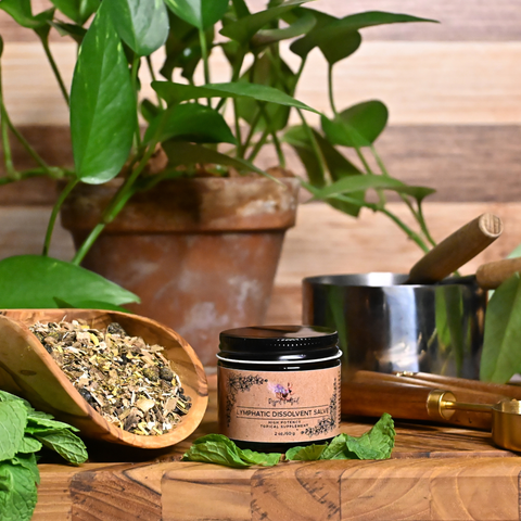 Lymphatic Dissolvent Salve, Front Jar