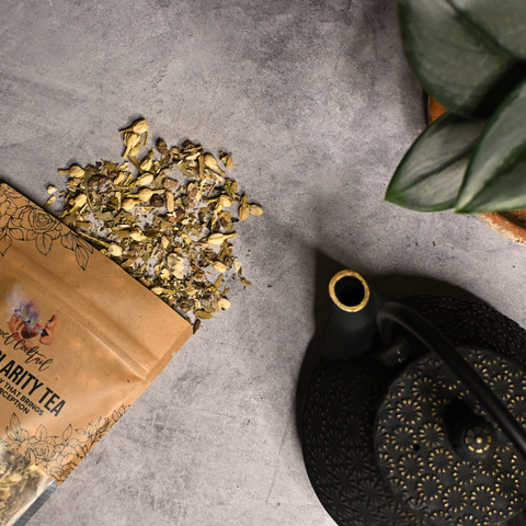 Mental Clarity Tea, Close Up