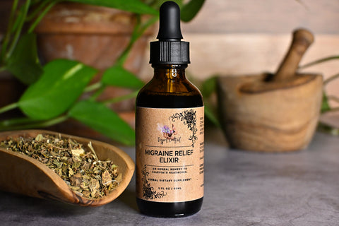 Migraine Relief Elixir, Close Up