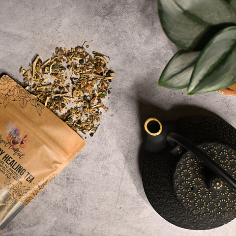 Respiratory Healing Tea, Close Up