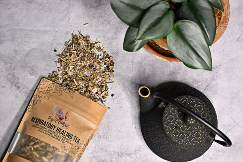 Respiratory Healing Tea, Front Packet
