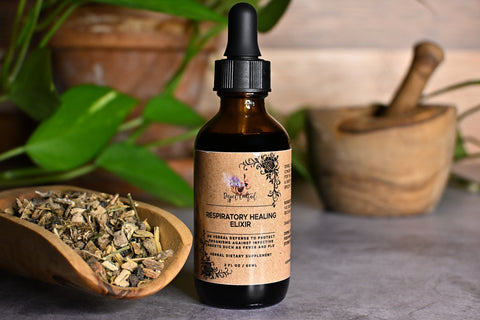 Respiratory Healing Elixir, Close Up